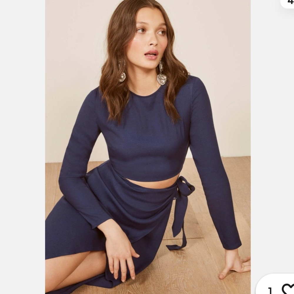 REFORMATION Danube Maurita Midi Dress